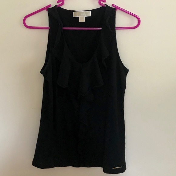 Michael Kors Tops - ☀️ 3/$15 Michael Kors Black Tank Top
